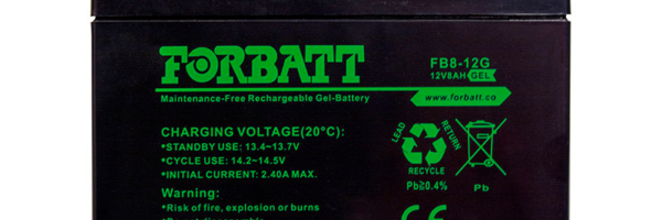 8ah 12v Gel Battery